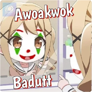 🤡-@MdGroupsPublic, Telegram Sticker