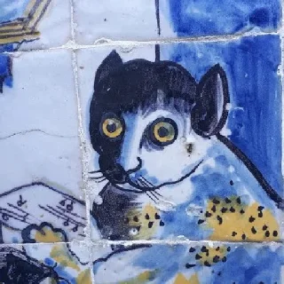 🎵-Medieval Cats by @bitrmn, Telegram Sticker