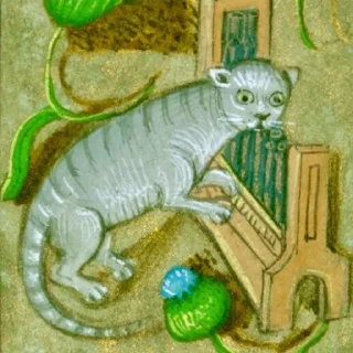 😲-Medieval Cats by @bitrmn, Telegram Sticker