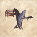 👷-Medieval Cats by @bitrmn, Telegram Sticker