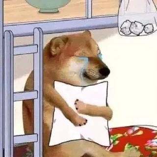 😔-memecuatraday, Telegram Sticker