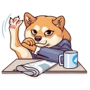 👋-Moar Dog Memes, Telegram Sticker