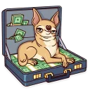 💵-Moar Dog Memes, Telegram Sticker