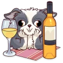 🍷-Moar Dog Memes, Telegram Sticker