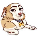 😐-Moar Dog Memes, Telegram Sticker