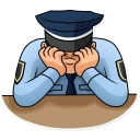 😪-Meme Police, Telegram Sticker