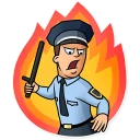 😡-Meme Police, Telegram Sticker