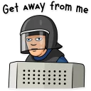 😤-Meme Police, Telegram Sticker