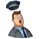 😧-Meme Police, Telegram Sticker