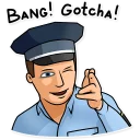 👉-Meme Police, Telegram Sticker