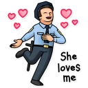😍-Meme Police, Telegram Sticker