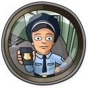 👮-Meme Police, Telegram Sticker