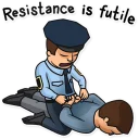 👊-Meme Police, Telegram Sticker