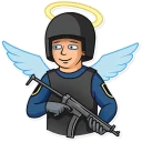 👼-Meme Police, Telegram Sticker