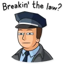 🤔-Meme Police, Telegram Sticker