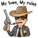 😎-Meme Police, Telegram Sticker