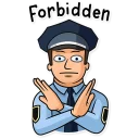 🙅-Meme Police, Telegram Sticker