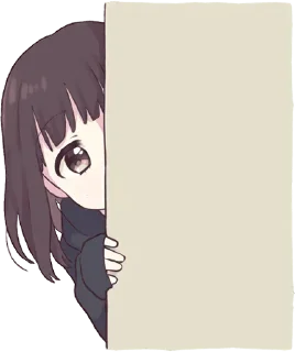 👀-Menhera chan, Telegram Sticker