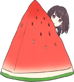 🍉-Menhera chan, Telegram Sticker