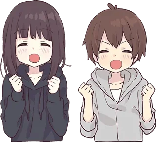 🙌-Menhera chan, Telegram Sticker