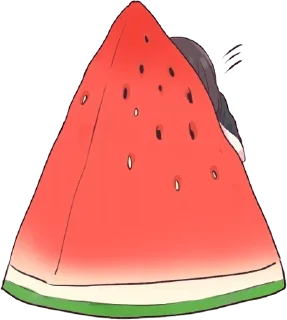 🍉-Menhera chan, Telegram Sticker