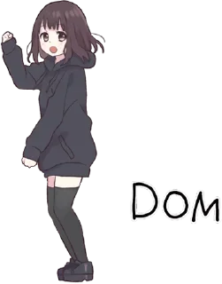 💃-Menhera chan, Telegram Sticker