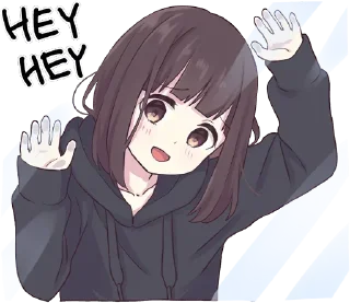 😀-Menhera chan, Telegram Sticker