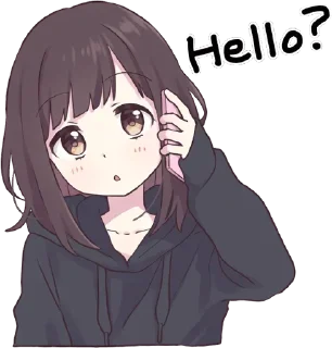 👋-Menhera chan, Telegram Sticker