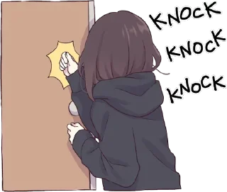 😒-Menhera chan, Telegram Sticker