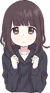 ✊-Menhera chan, Telegram Sticker