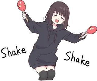 🎼-Menhera chan, Telegram Sticker