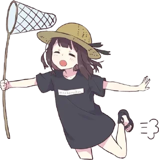 😁-Menhera chan, Telegram Sticker