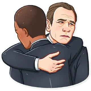 🤗-Men in Black, Telegram Sticker