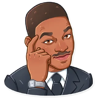 😏-Men in Black, Telegram Sticker