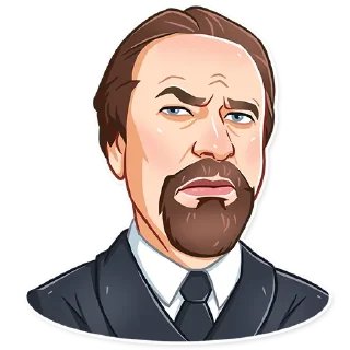 🤨-Men in Black, Telegram Sticker