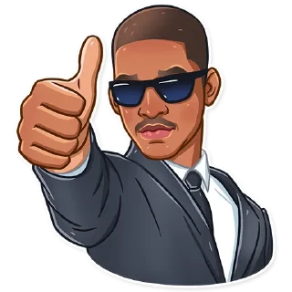👍-Men in Black, Telegram Sticker
