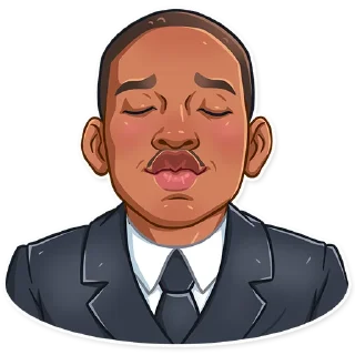 😚-Men in Black, Telegram Sticker