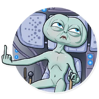 🖕-Men in Black, Telegram Sticker