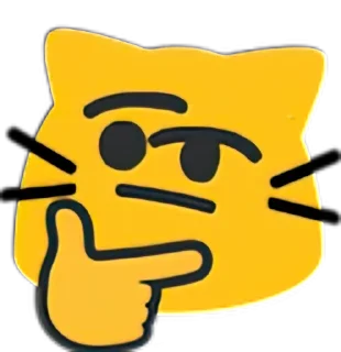 🤔-Meow Pack, Telegram Sticker