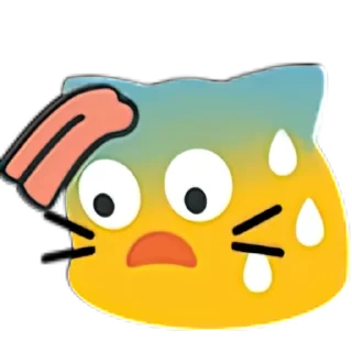 😰-Meow Pack, Telegram Sticker