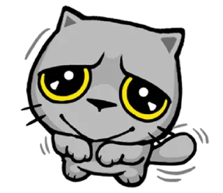 🥺-meow zhua zhua @noustiker, Telegram Sticker