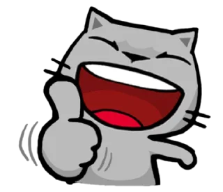 😆-meow zhua zhua @noustiker, Telegram Sticker
