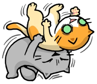 😟-meow zhua zhua @noustiker, Telegram Sticker