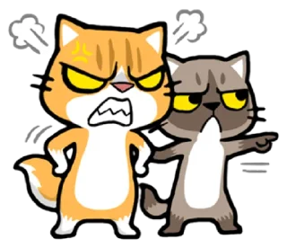 😡-meow zhua zhua @noustiker, Telegram Sticker