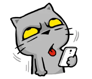 🤪-meow zhua zhua @noustiker, Telegram Sticker