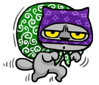 🧐-meow zhua zhua @noustiker, Telegram Sticker