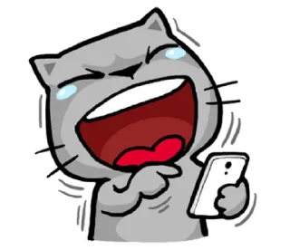 😂-meow zhua zhua @noustiker, Telegram Sticker