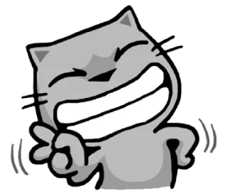 😁-meow zhua zhua @noustiker, Telegram Sticker