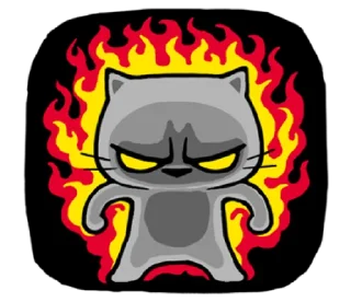 😡-meow zhua zhua @noustiker, Telegram Sticker