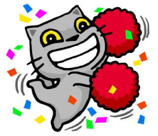 😆-meow zhua zhua @noustiker, Telegram Sticker